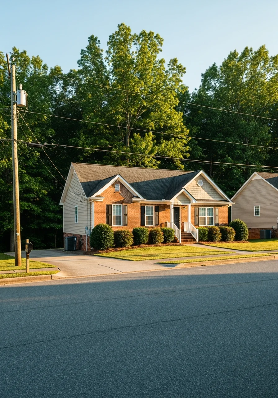 Forest City home exterior showing solid construction and local residential character.