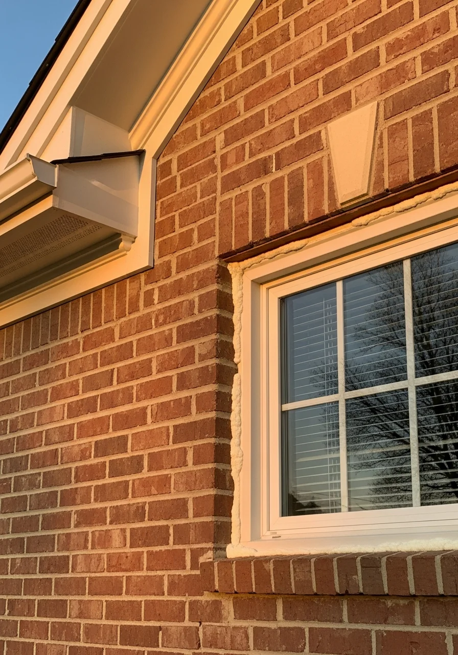 Close-up of Spartanburg home exterior detail showing quality workmanship and local architectural style.